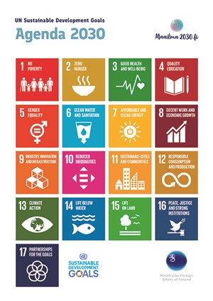 SubjectAid.fi — UN 2030 Agenda – Sustainable Development Goals, Poster